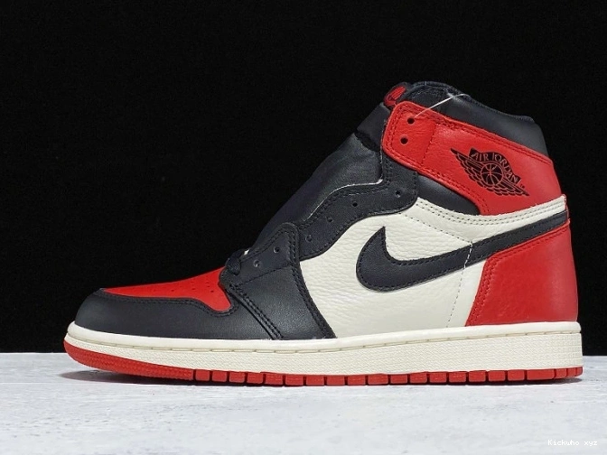 Retro Jordan High 1 OG Toe Bred Air 555088-610 0730